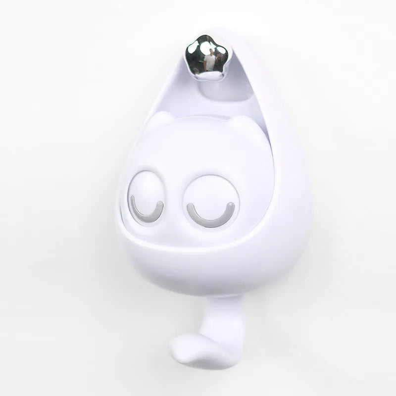 1PCS Creative Blink Cat Hook Cute Seamless Dormitory Bedroom Door Hangers Hooks Key Umbrella Towel Cap Coat Rack Wall Decoration