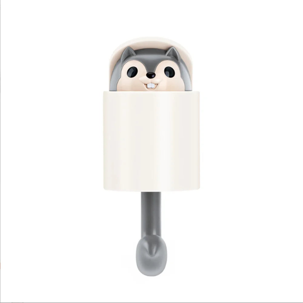 1PCS Creative Blink Cat Hook Cute Seamless Dormitory Bedroom Door Hangers Hooks Key Umbrella Towel Cap Coat Rack Wall Decoration