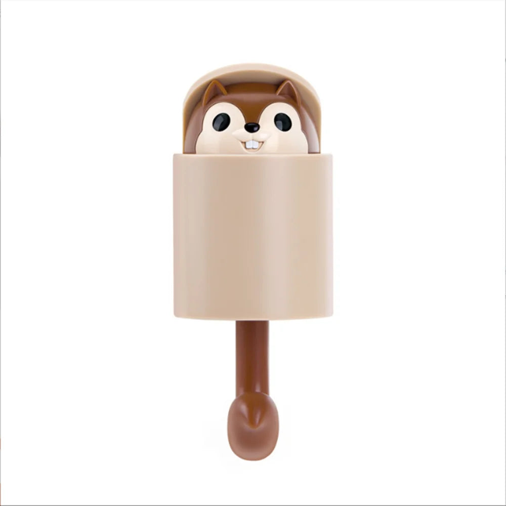 1PCS Creative Blink Cat Hook Cute Seamless Dormitory Bedroom Door Hangers Hooks Key Umbrella Towel Cap Coat Rack Wall Decoration