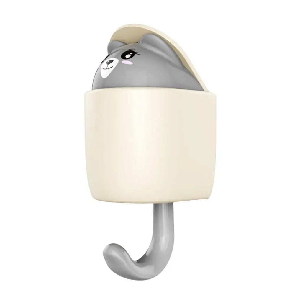 1PCS Creative Blink Cat Hook Cute Seamless Dormitory Bedroom Door Hangers Hooks Key Umbrella Towel Cap Coat Rack Wall Decoration